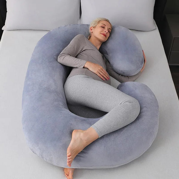 Cozy G-Shaped Maternity Pillow